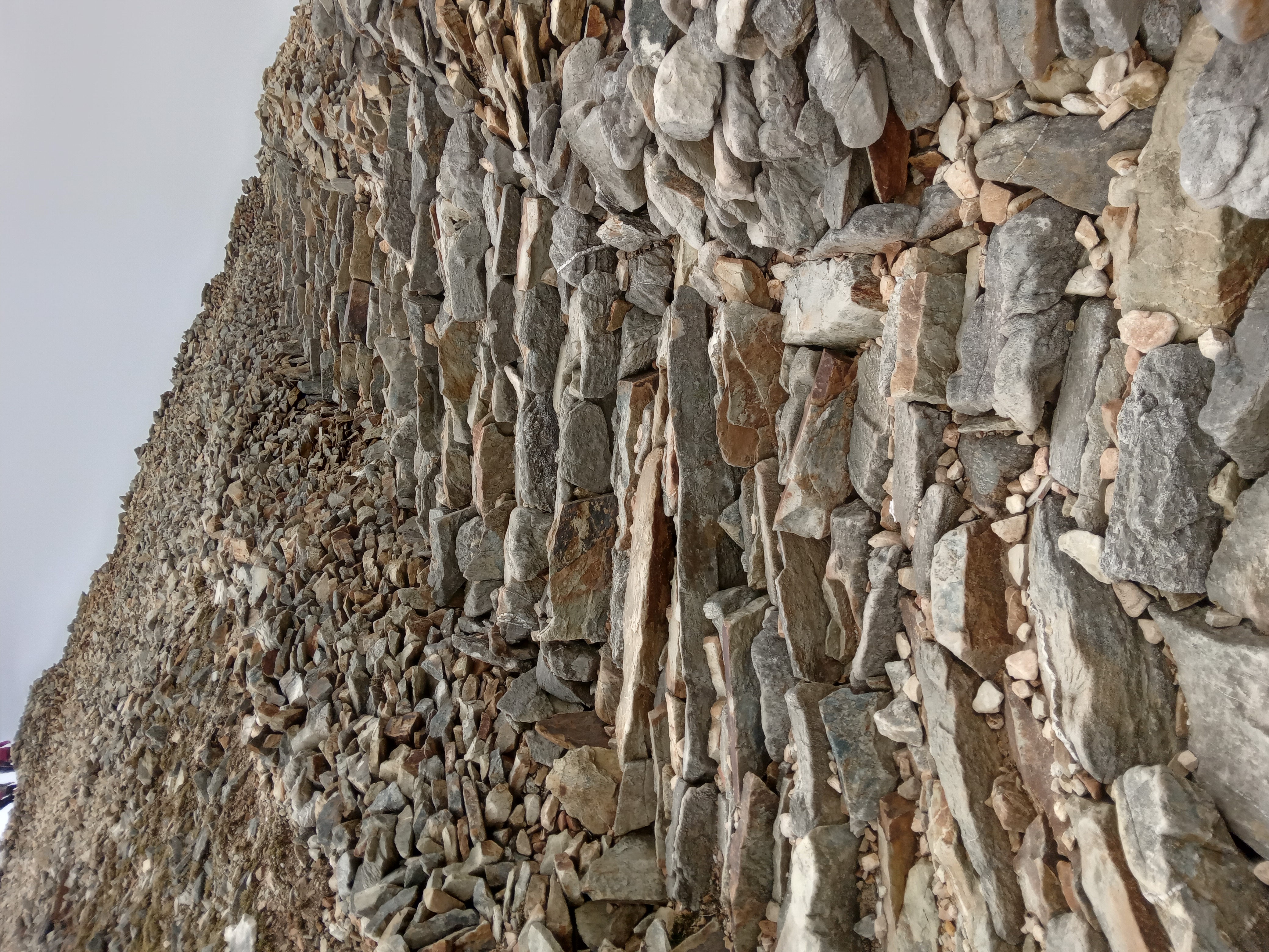 A rocky path up a mountain (Croagh Patrick)
